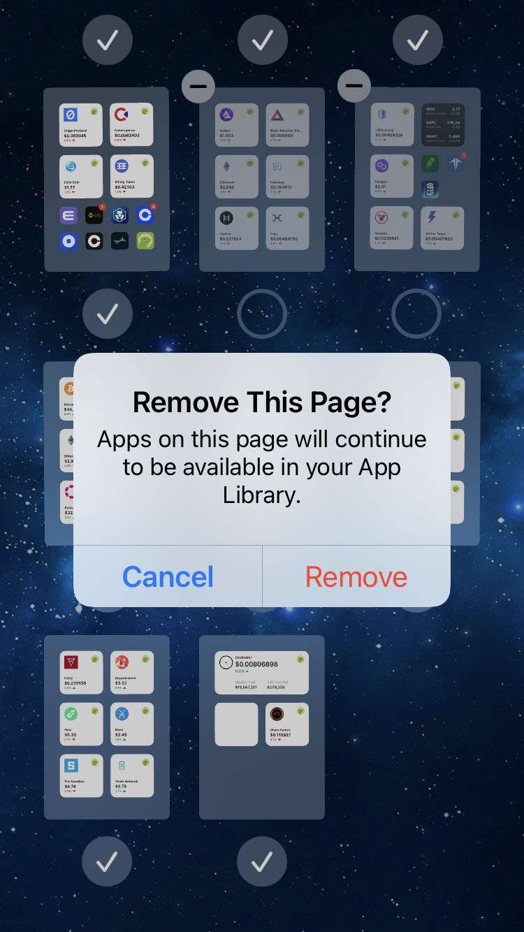 Hide iPhone home screen pages 5 Hide iPhone home screen pages 5