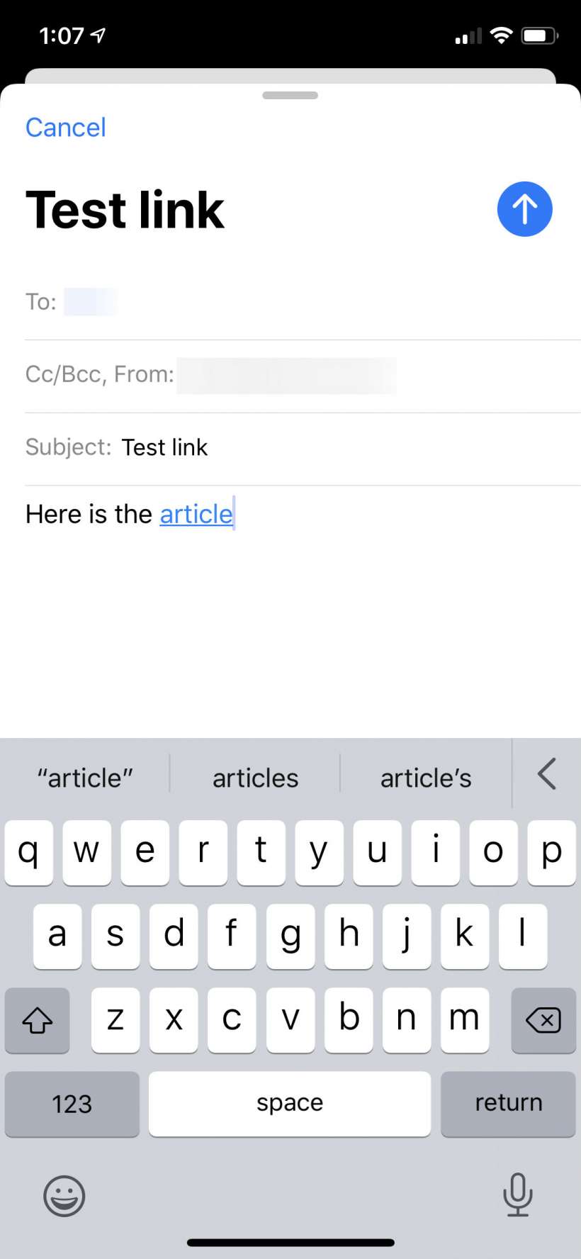 How to insert hypertext links into emails on iPhone and iPad. How to insert hypertext links into emails on iPhone and iPad.
