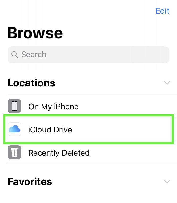 Share iCloud Drive folders