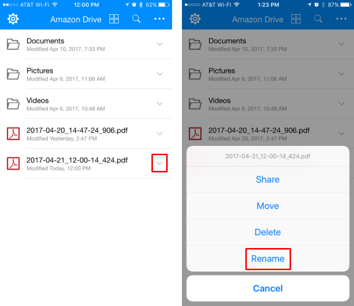 How to directly transfer a file from iCloud Drive to Amazon Drive on your iPhone or iPad. How to directly transfer a file from iCloud Drive to Amazon Drive on your iPhone or iPad.