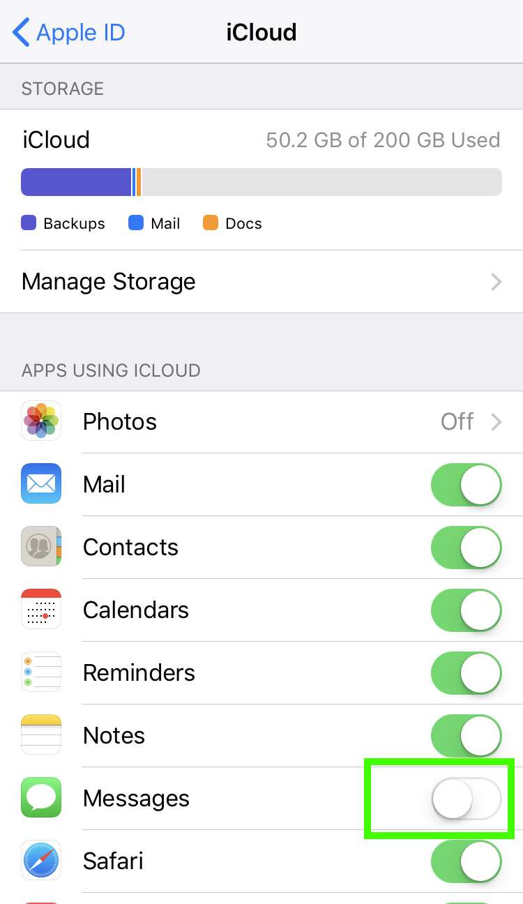 Messages in iCloud 3 Messages in iCloud 3