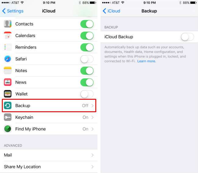 Managing iCloud storage on iPhone.