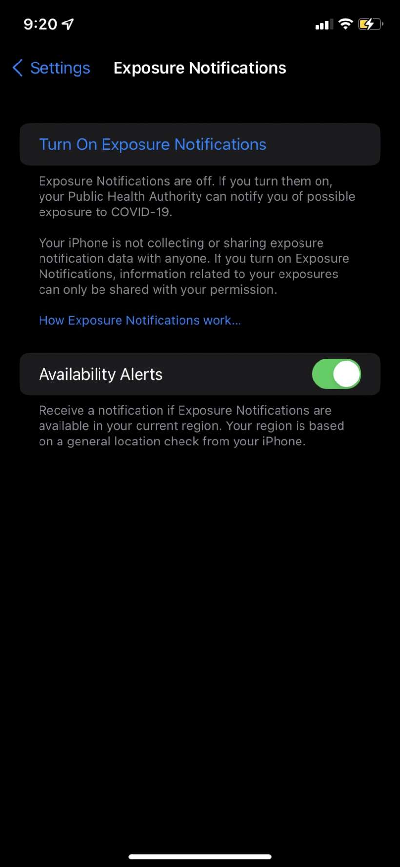 Exposure Notifications