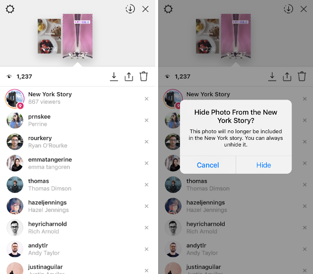 Instagram stories opt out