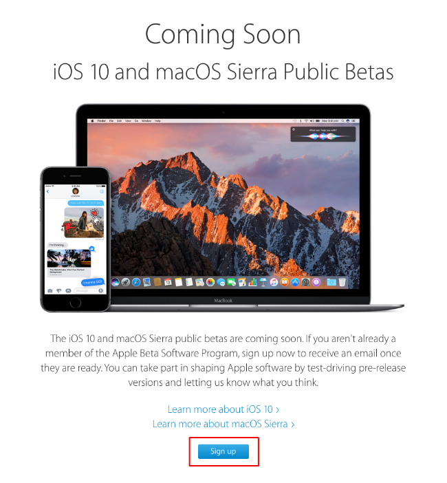How to register for the iOS 10 public beta.