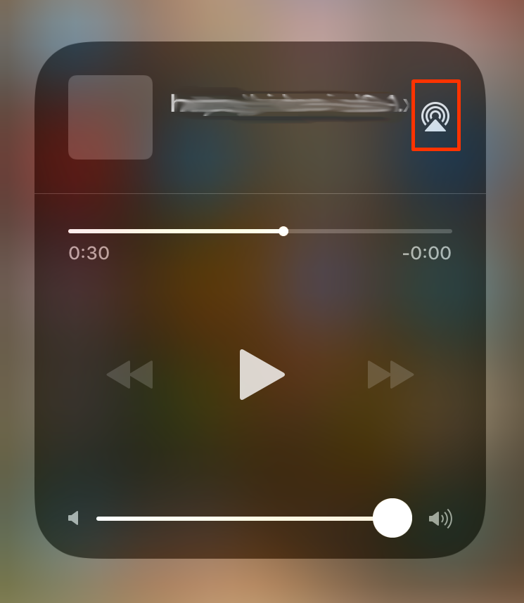 iOS 11 Music Controls