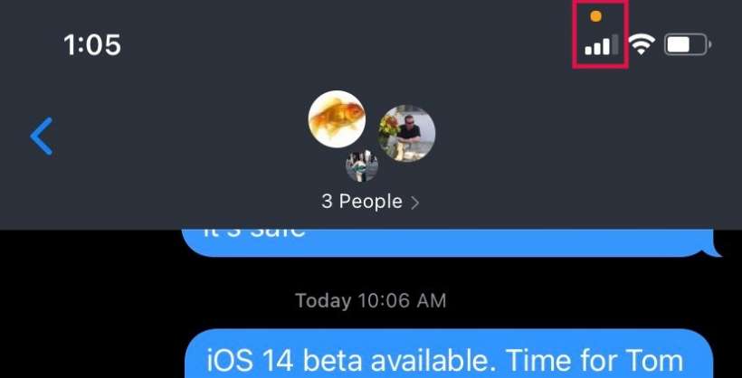 What Does The Green Dot In The Corner Of My Iphone Mean