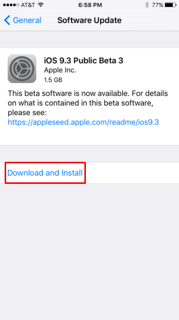 How to install iOS 9.3 public beta 3 on your iPhone.