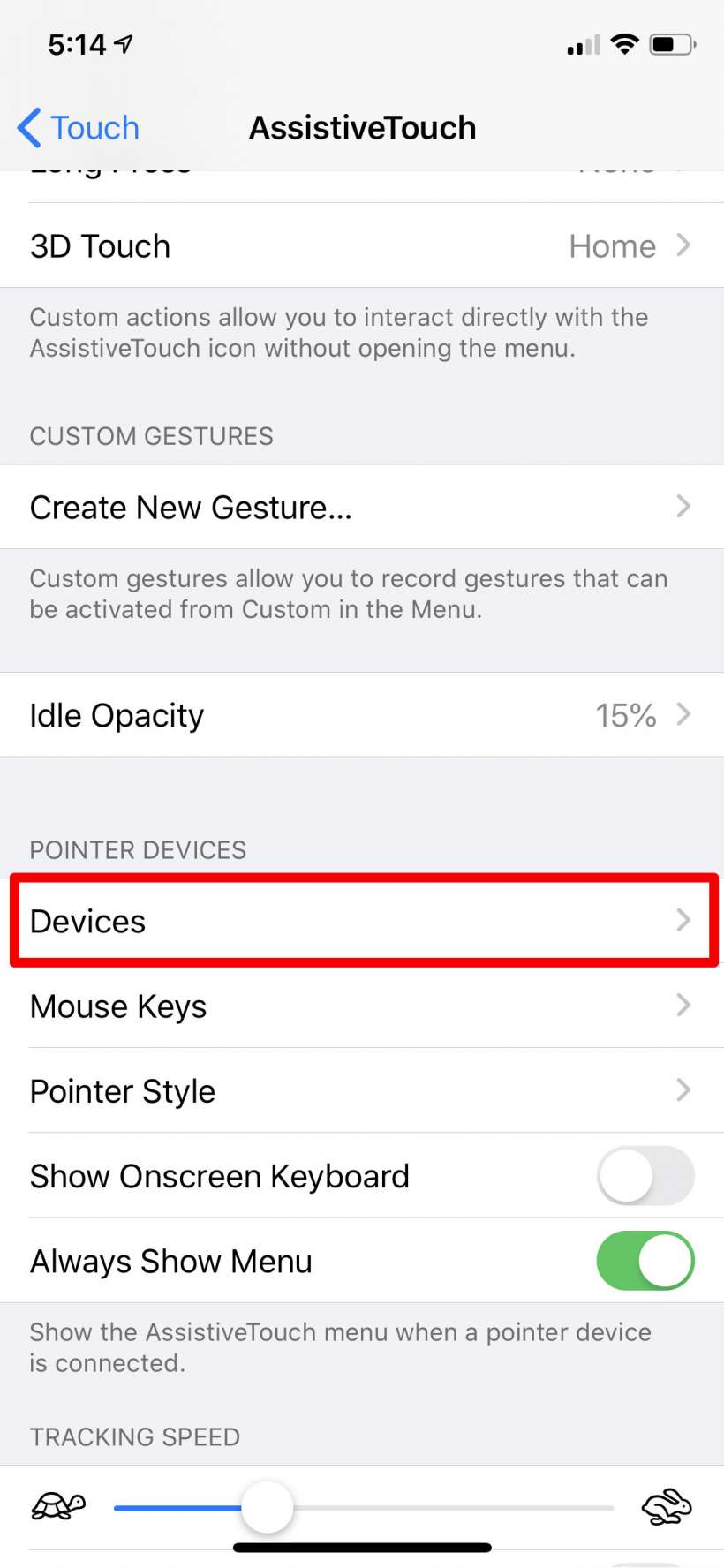 How to connect a bluetooth mouse to iPhone.