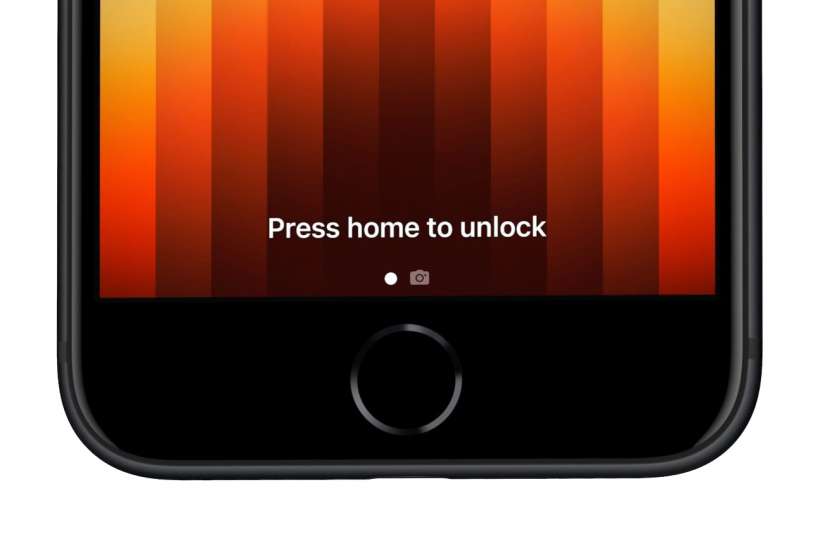 iPhone SE home button