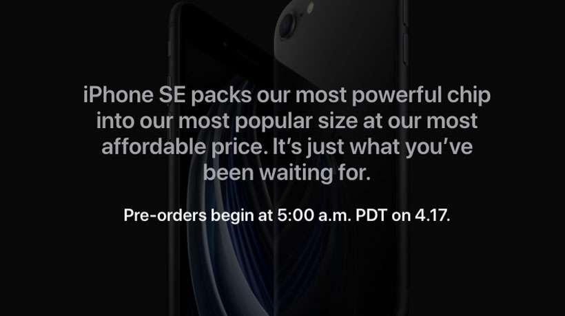 iPhone SE pre-order