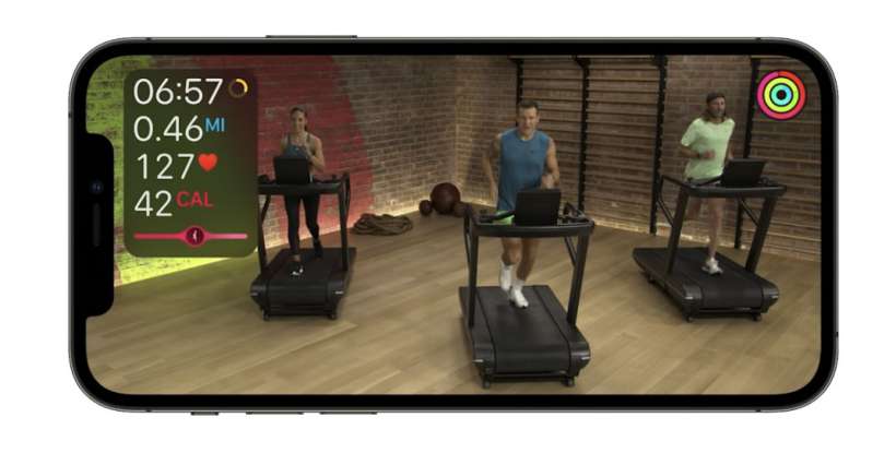 Apple Fitness+ on iPhone 13
