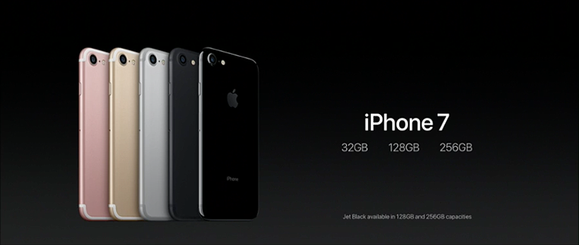 iPhone 7 storage capacities iPhone 7 storage capacities
