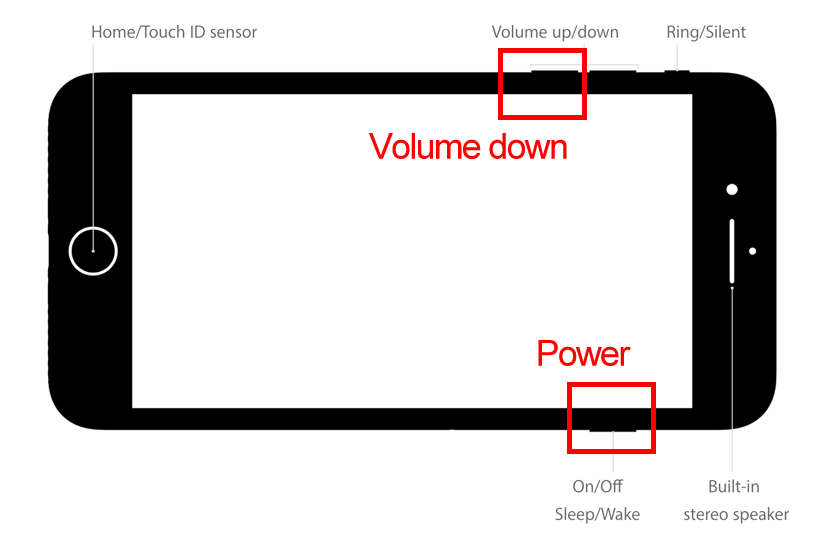 iPhone hard reset reboot force restart