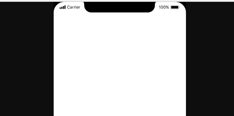 iPhone 8 Split Status Bar iPhone 8 Split Status Bar