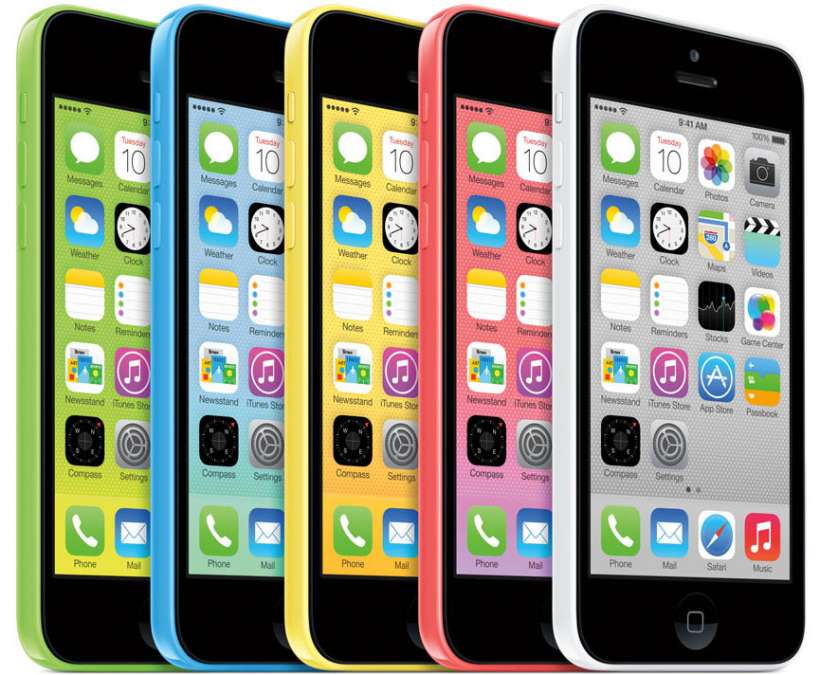 iPhone 5c colors