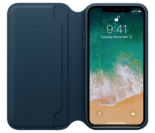 iPhone X Folio Case Cosmos Blue