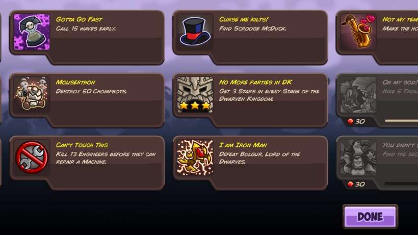 Achievements 3 Achievements 3