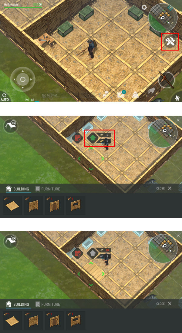 How to upgrade walls / floors on Last Day on Earth for iOS on iPhone and iPad.