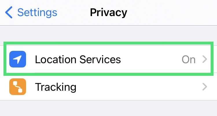 Apple iPhone Location Services 2