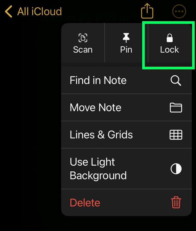 Lock Notes iPhone Lock Notes iPhone