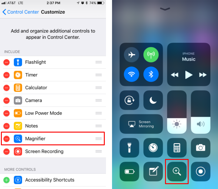 How to use the iPhone / iPad magnifier in iOS 11. How to use the iPhone / iPad magnifier in iOS 11.