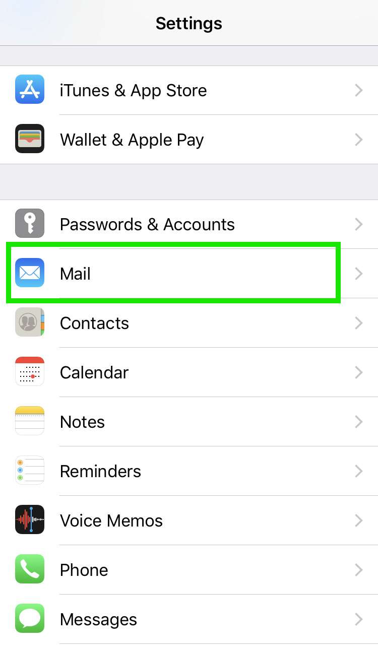 Block email iOS contact 4