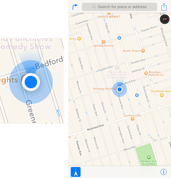 Apple maps view direction Apple maps view direction