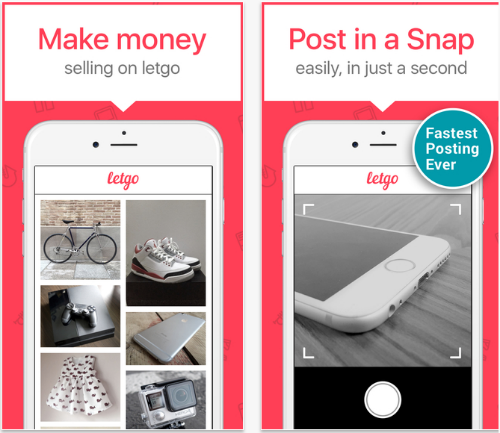 letgo mobile marketplace app.