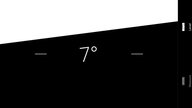 iOS Measure app Level tool 1 iPhone