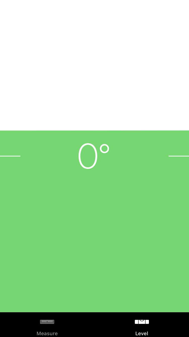 iOS Measure app Level tool 4 iPhone iOS Measure app Level tool 4 iPhone