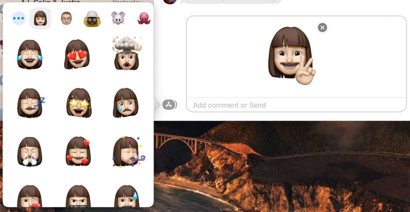 How to create and use Memoji stickers in macOS Big Sur.