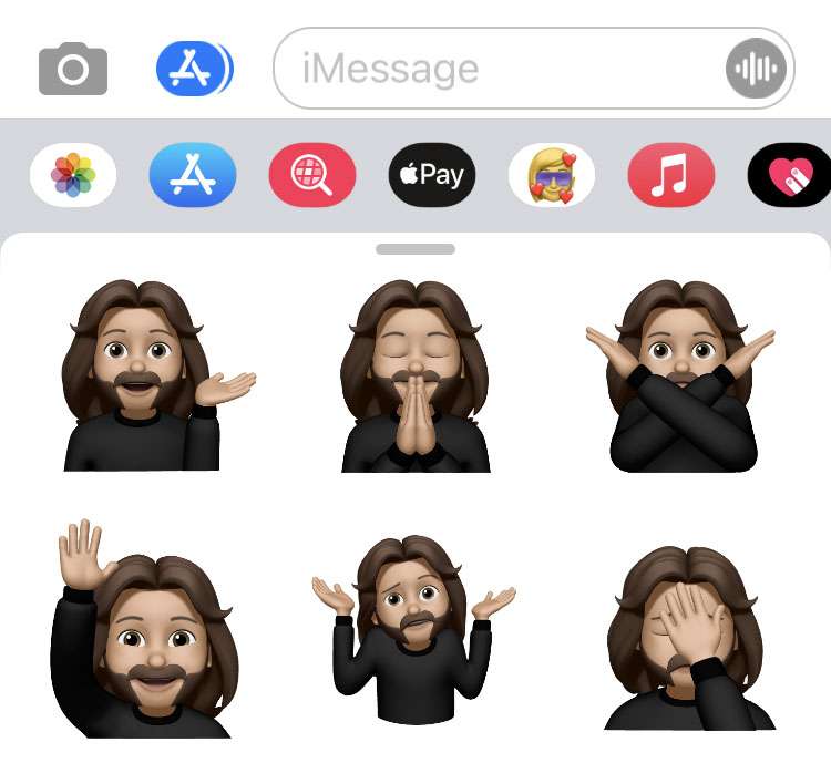 Memoji change shirt color