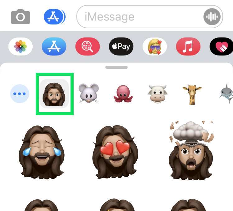 Choose custom Memoji shirt color Choose custom Memoji shirt color
