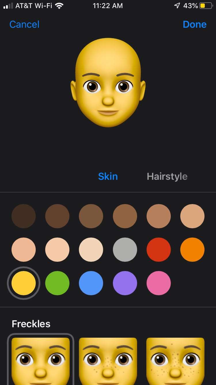 Memoji iOS 13