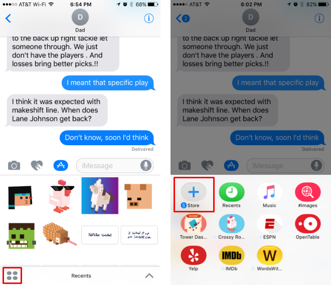 How to install and manage apps in iOS Messages.