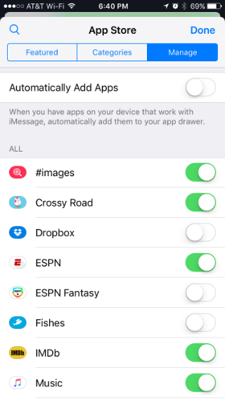 How to install and manage apps in iPhone's Messages app.