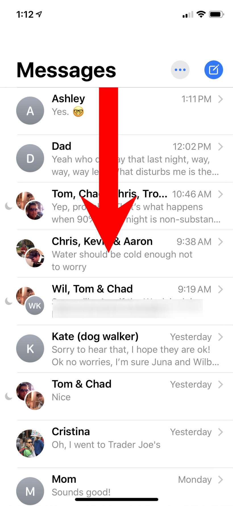 How to search messages on iPhone and iPad.