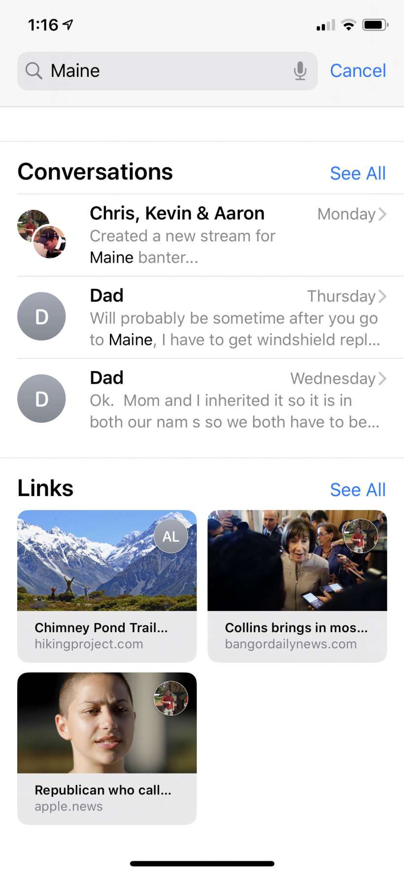 How to search messages on iPhone and iPad.