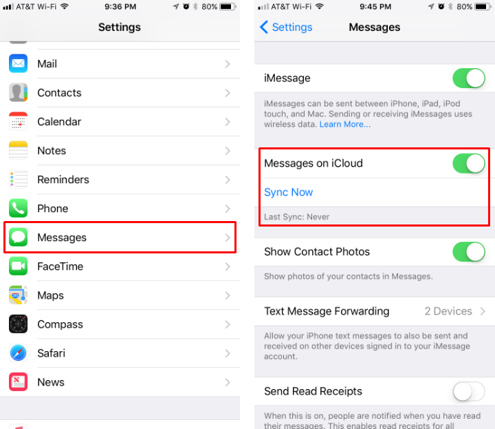 How Do I Sync My Messages To Icloud The Iphone Faq