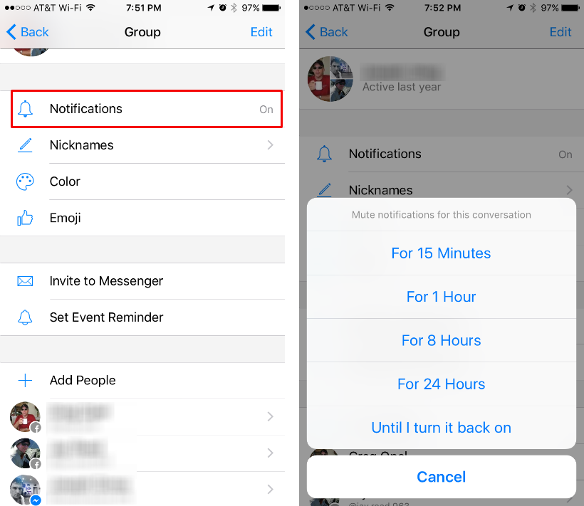 How to mute or leave a Facebook Messenger group on iPhone or iPad.