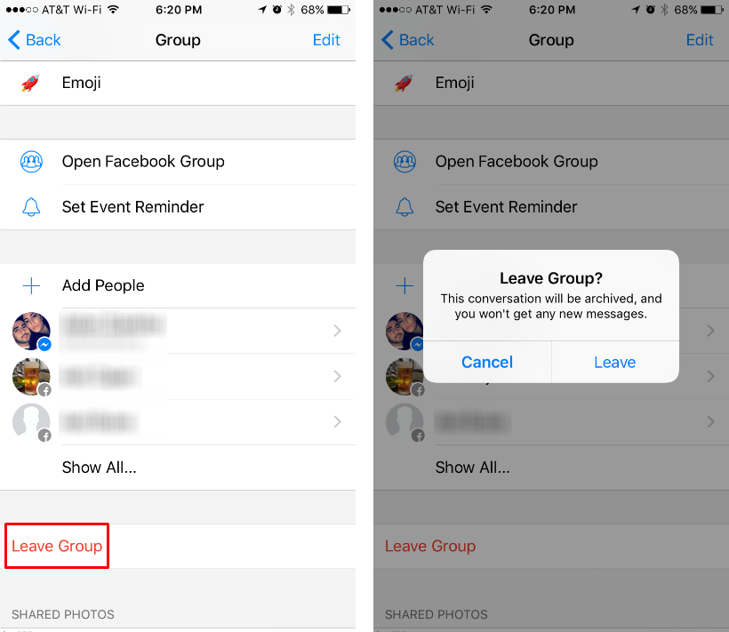 How to mute or leave a Facebook Messenger group on iPhone or iPad. How to mute or leave a Facebook Messenger group on iPhone or iPad.