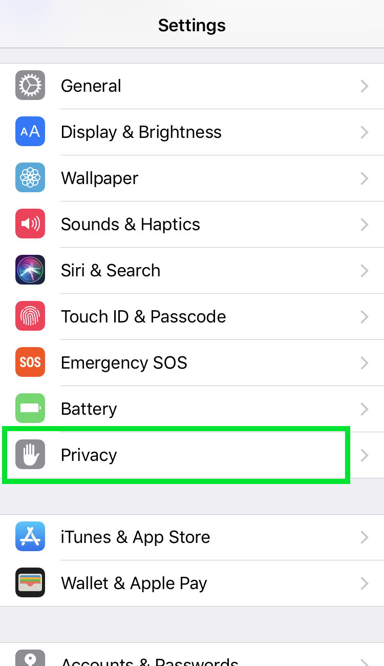 iPhone privacy iPhone privacy