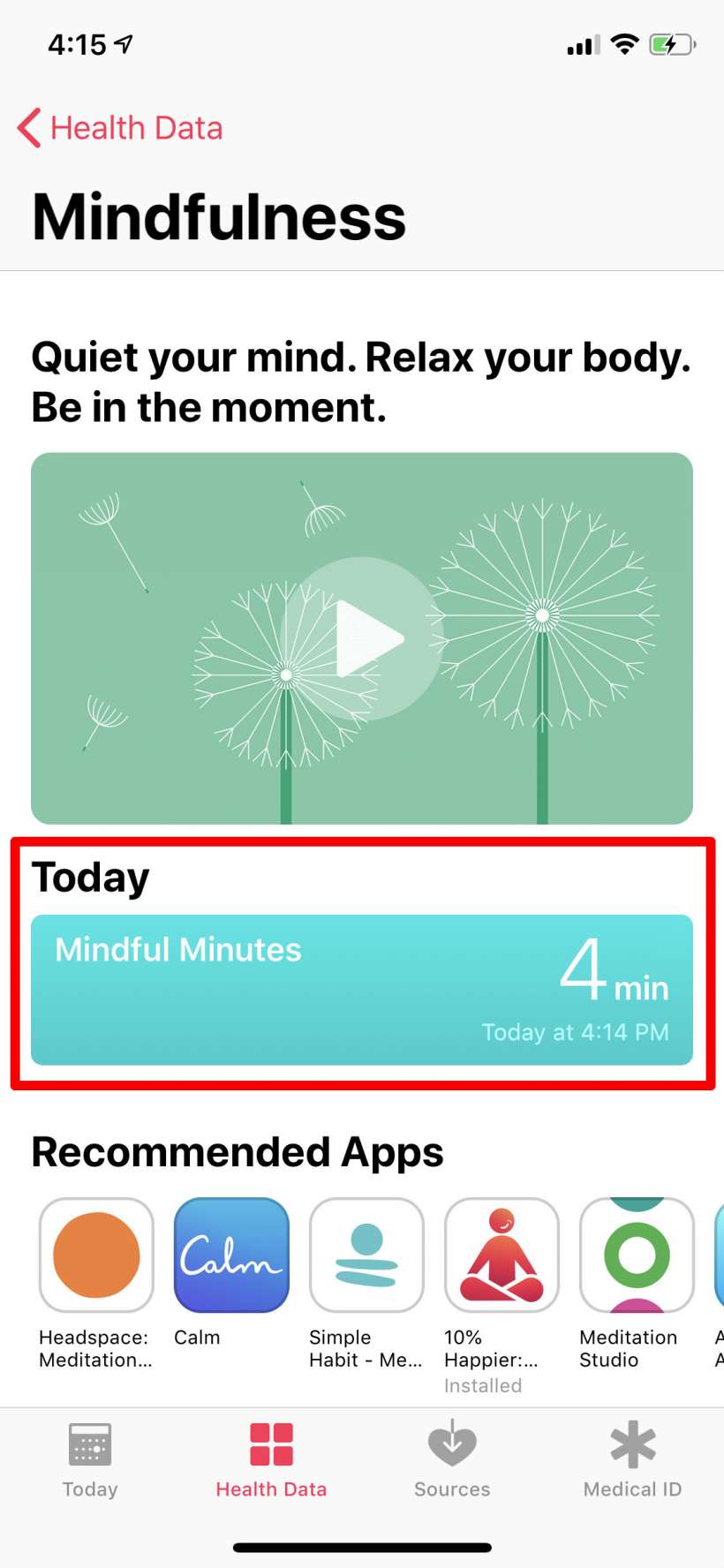 How to keep track of your mindful minutes with your Health app on iPhone and iPad. How to keep track of your mindful minutes with your Health app on iPhone and iPad.