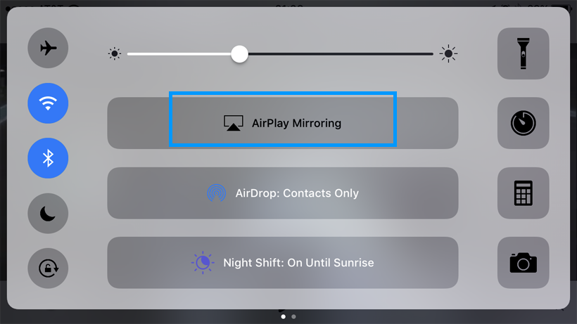 AirPlay Mirroring AirPlay Mirroring