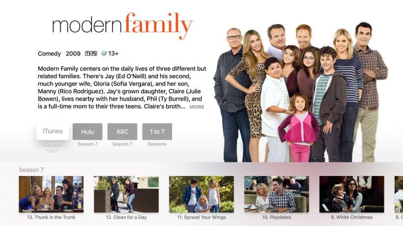 Modern Family Apple TV 4