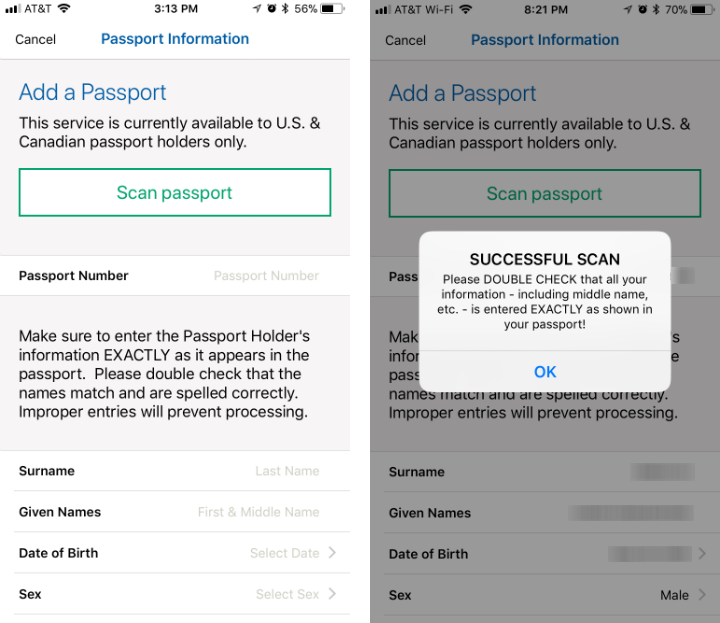 How to set up and use Mobile Passport on iPhone or iPad.