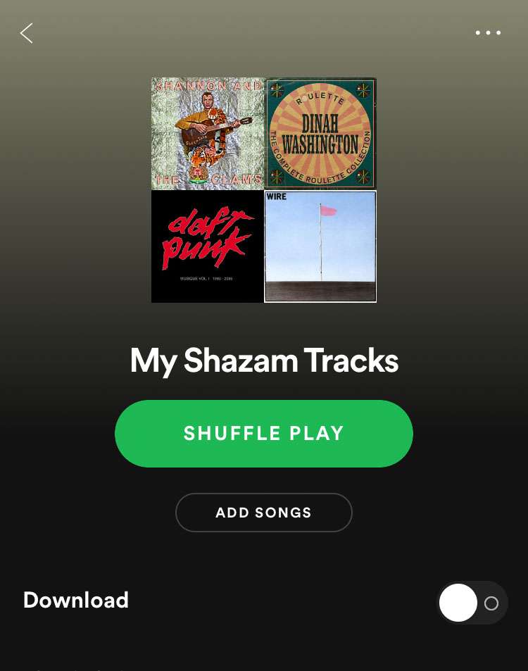 My Shazam Tracks