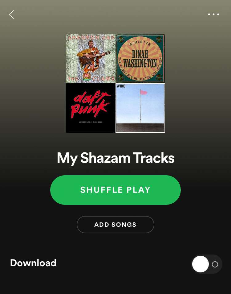 My Shazam Tracks