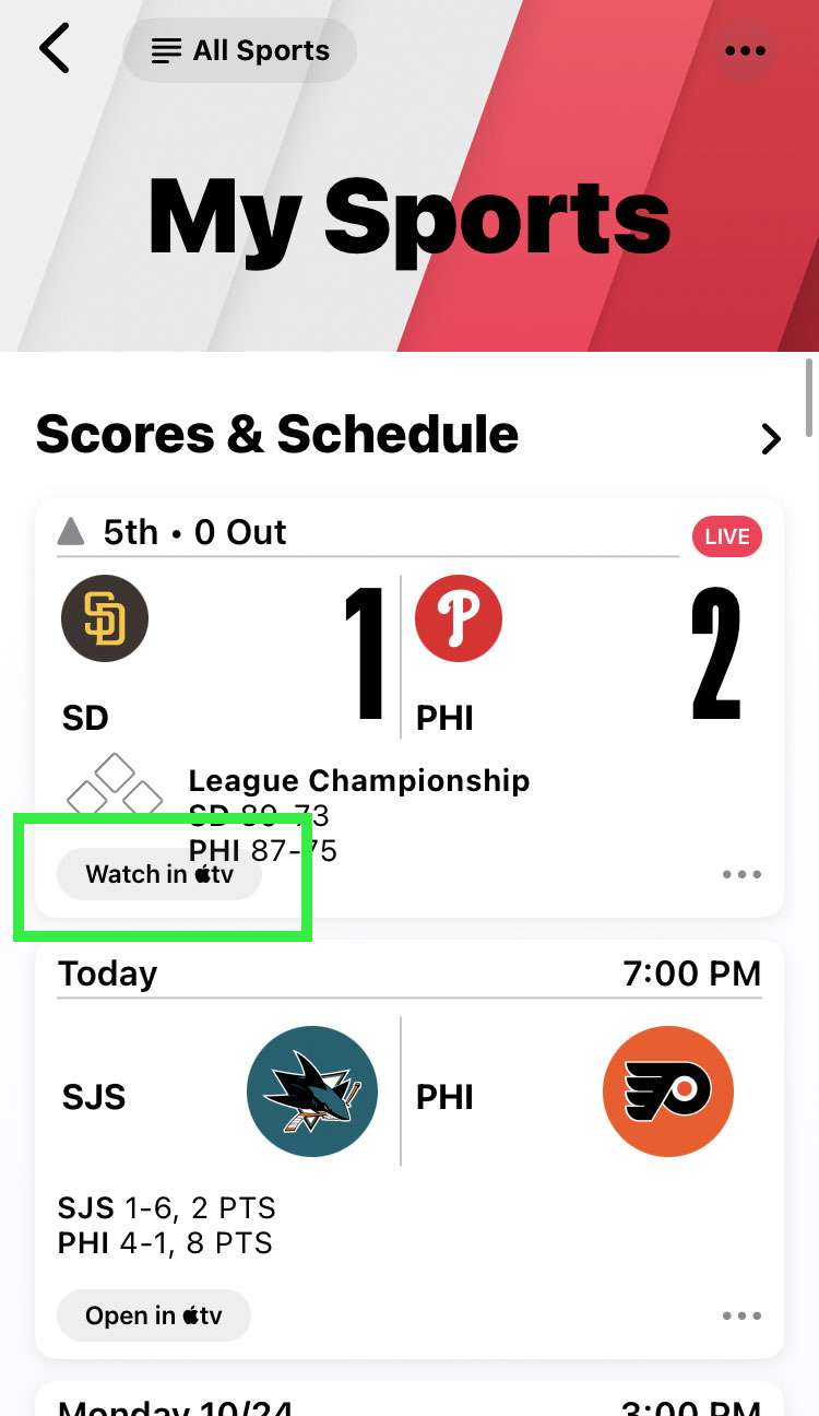 My Sports play-by-play 1 My Sports play-by-play 1